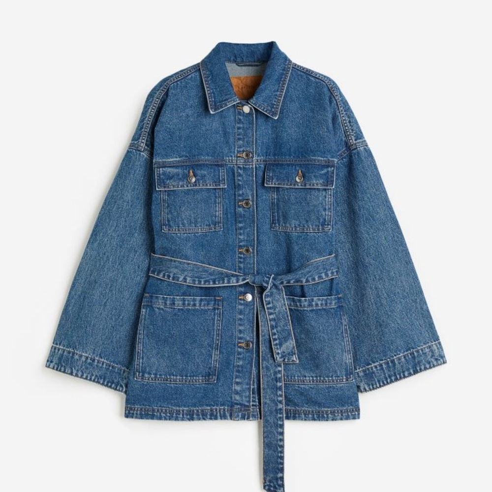 {H&M} Women's Blue Denim Jacket